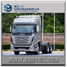 440HP Sichuan Hyundai Xcient 6X4 Camión de remolque de la cabeza del tractor